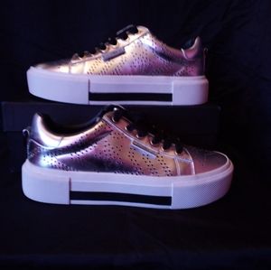 Kendall & Kylie Silver Star Sneakers